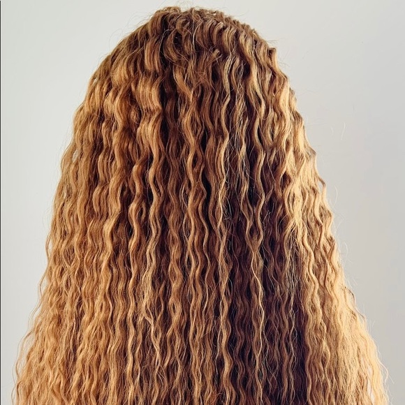 Long Auburn Premium Fiber “Put On & Go” Headband Wig - Picture 12 of 13